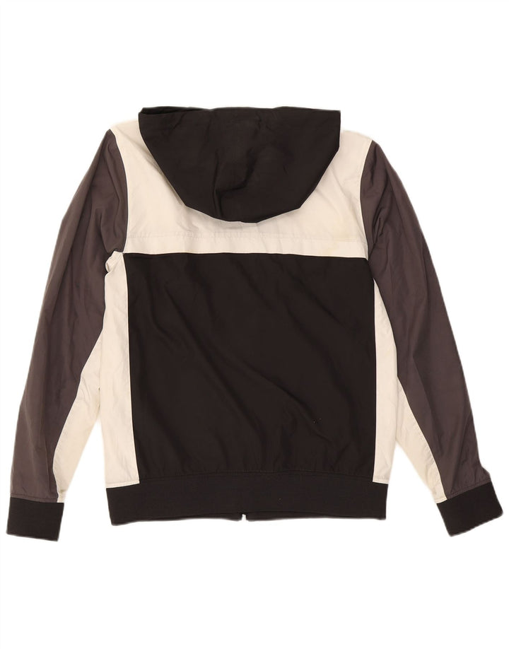 Vans muška trenirka s kapuljačom, mala crna gornja jakna od poliestera