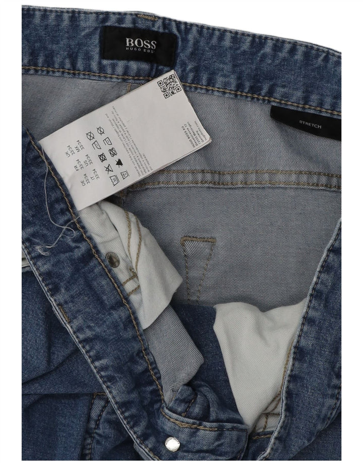 Hugo Boss Ženske uske traperice W33 L34 Plavi pamuk