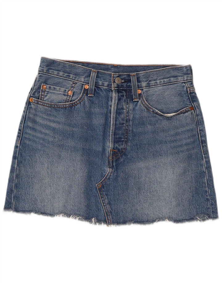 Levi's ženska mini traper suknja W27 Mala plava pamuk