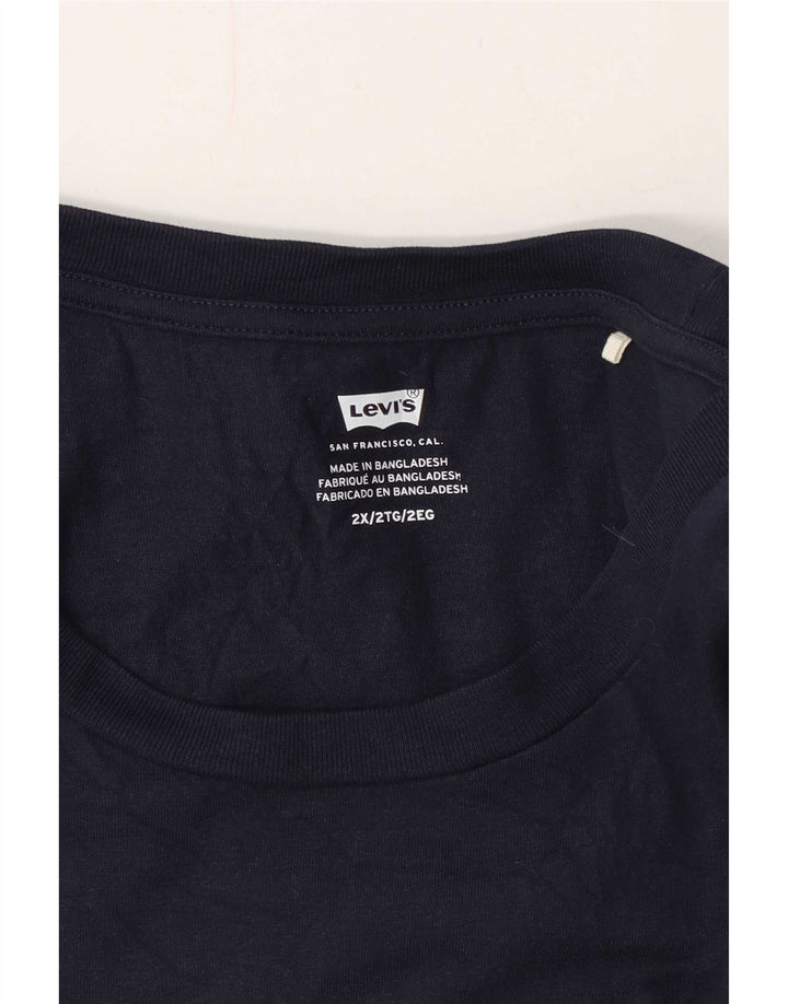 Levi's muška majica kratkih rukava s grafičkim motivima 2XL tamnoplava