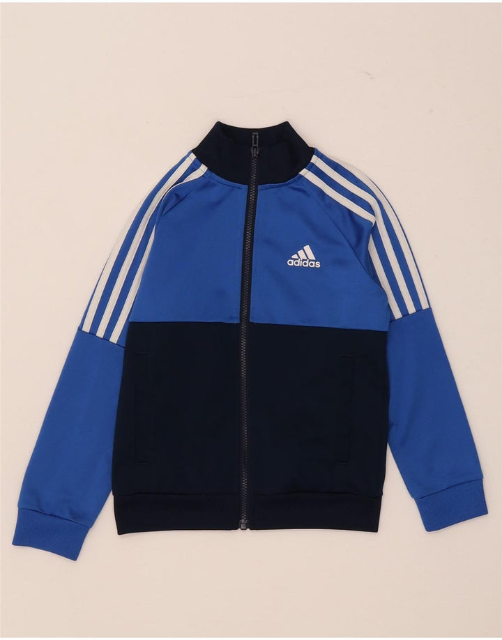 Adidas trenirka za dječake, jakna od 7-8 godina, poliester plave boje