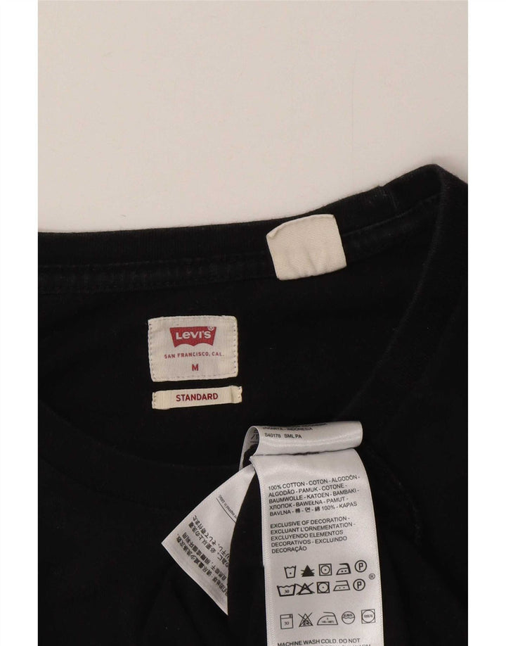 Levi's muška standardna majica kratkih rukava, srednji crni pamuk