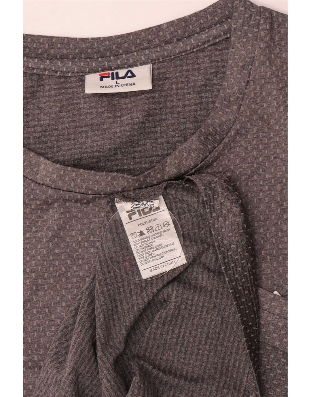 Fila muška majica kratkih rukava veliki sivi poliester
