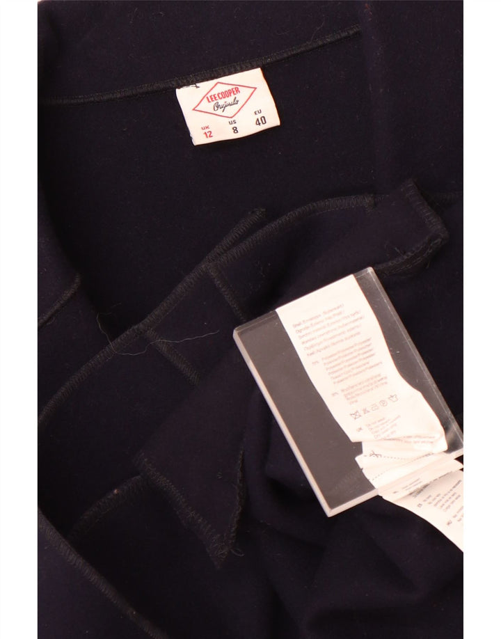 Lee Cooper Ženska jakna sa 3 gumba UK 12 Medium tamnoplavi poliester