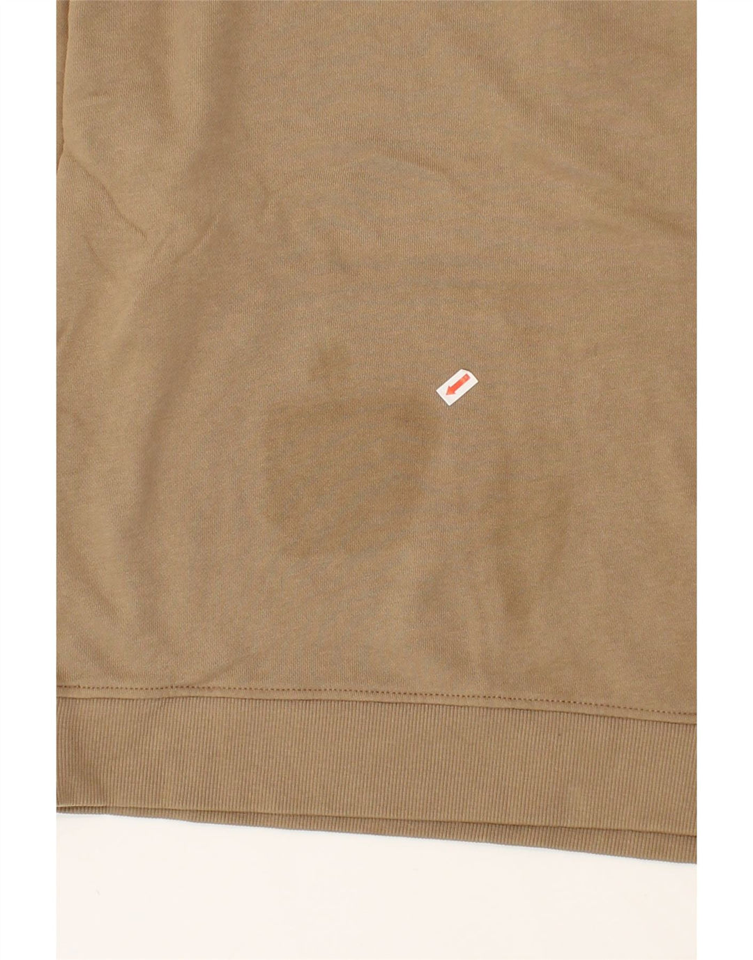 BARBOUR Womens Oversized Zip Neck Sweatshirt Jumper UK 8 Small Brown Vintage Barbour and Second-Hand Barbour from Messina Hembry 