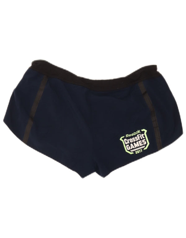 Reebok ženske Cross Fit sportske kratke hlače UK 12/14 srednje plave boje
