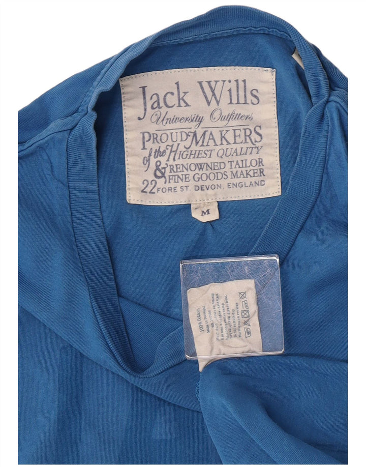 Jack Wills Muška majica kratkih rukava s grafičkim motivima Srednje plavi pamuk