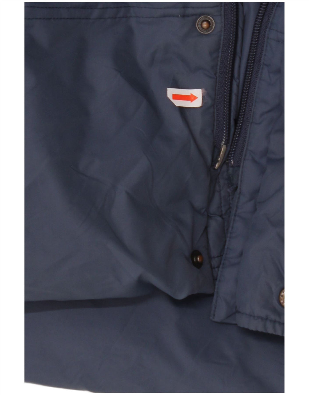 VINTAGE Muški široki kaput s kapuljačom i podstavljenim kaputom UK 36 Mali plavi najlon