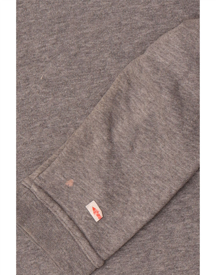 Nike Ženska prekomjerna trenirka s grafičkim motivima UK 16 Large Grey Cotton
