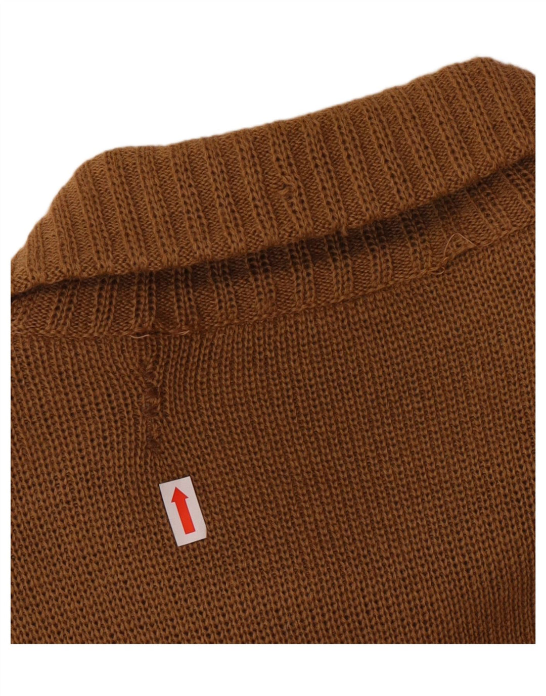 VINTAGE muški kardigan pulover IT 54 XL smeđa vuna