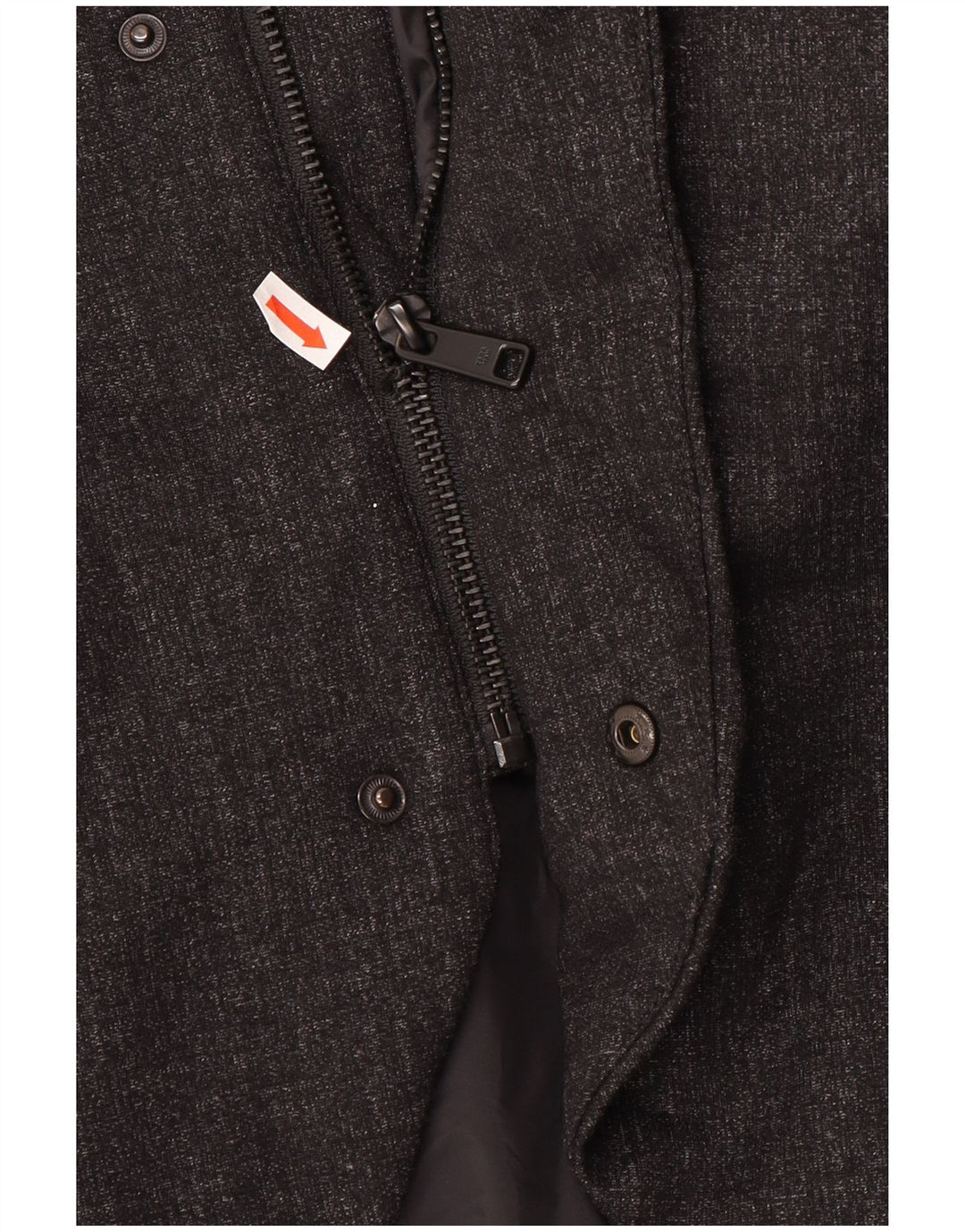 ZARA muški podstavljeni kaput UK 40 veliki crni poliester