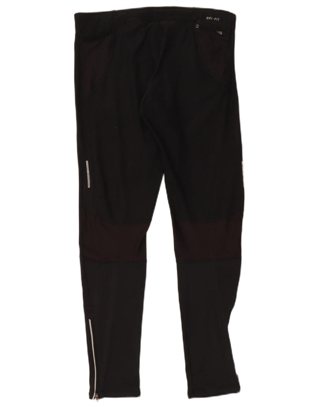 Nike Ženske Dri Fit Leggings UK 14 Srednje crni poliester