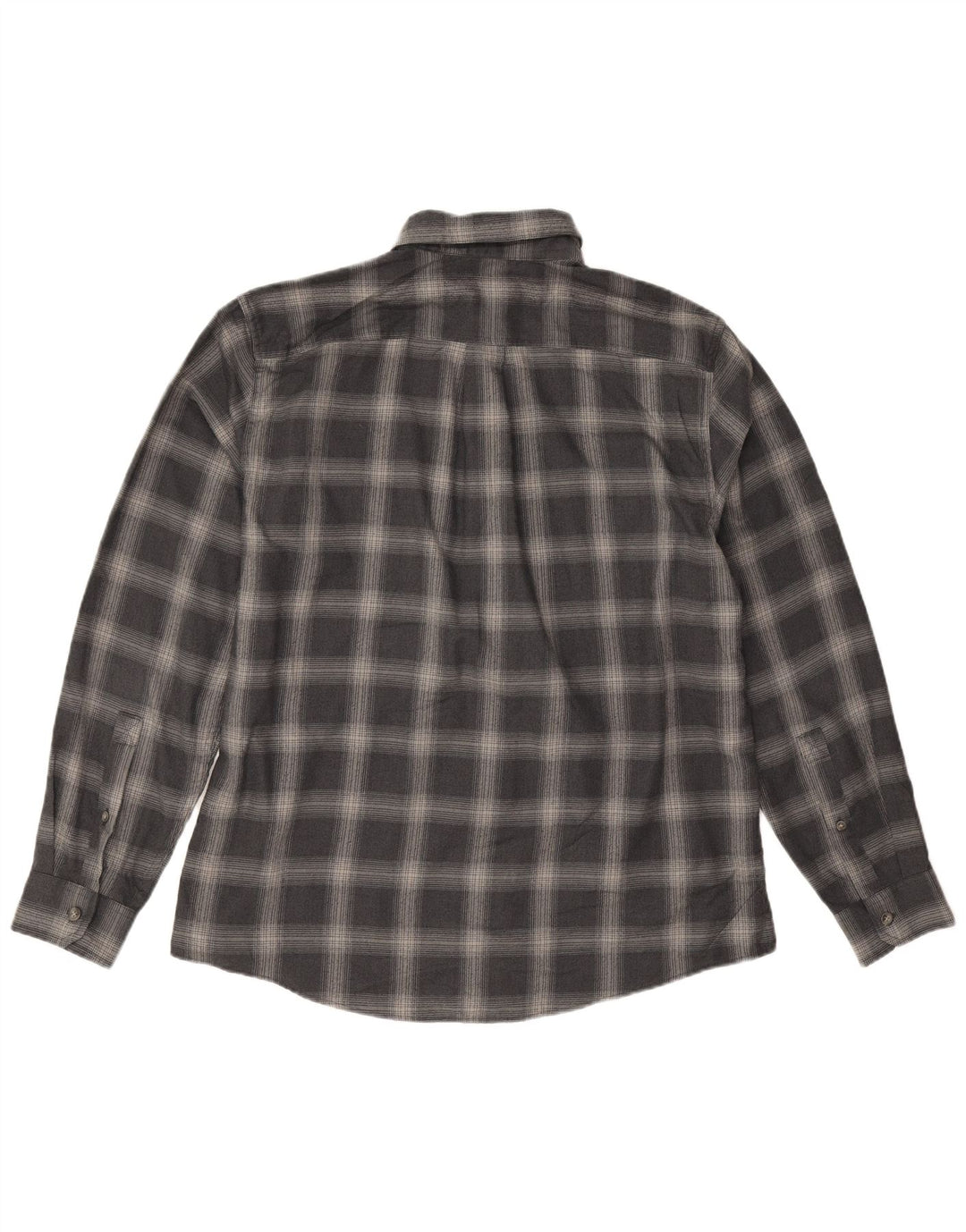 Eddie Bauer muška flanelska košulja, velika tamnoplava karirana poliester