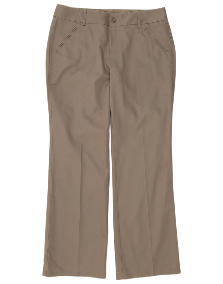 EDDIE BAUER Ženske Blakely Fit ležerne hlače US 12 Large W34 L34 sive