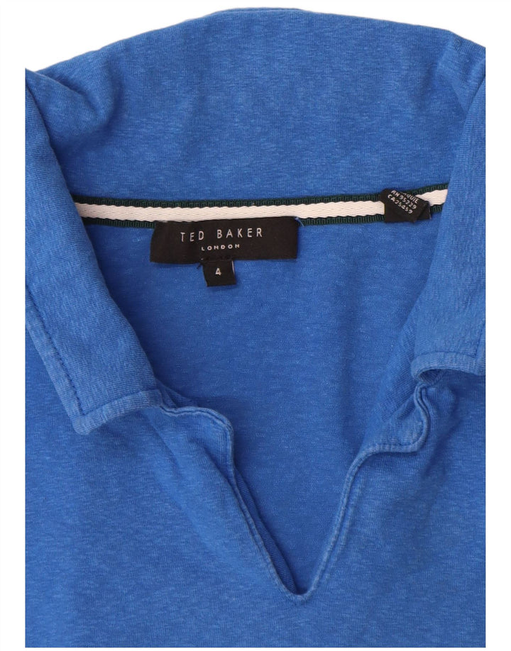 Ted Baker muška polo majica veličine 4 velika plava pamuk
