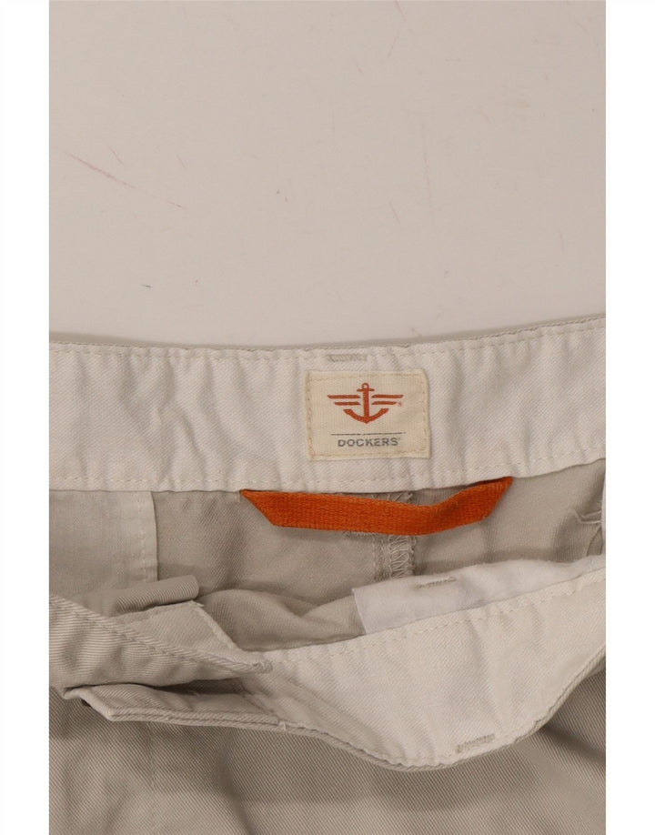 DOCKERS Mens Chino Shorts W36 Large  Grey Cotton Vintage Dockers and Second-Hand Dockers from Messina Hembry 