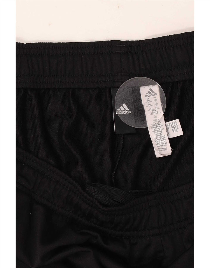 Adidas muške hlače za trenirku 2XL crni poliester