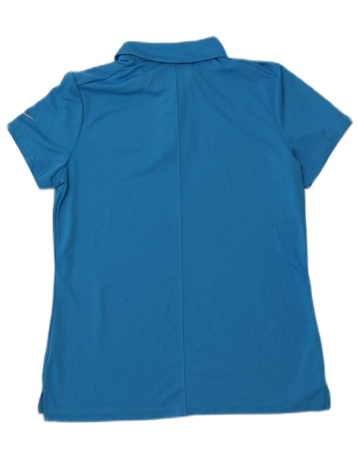 NIKE ženska polo majica Dri Fit UK 16 veliki plavi poliester