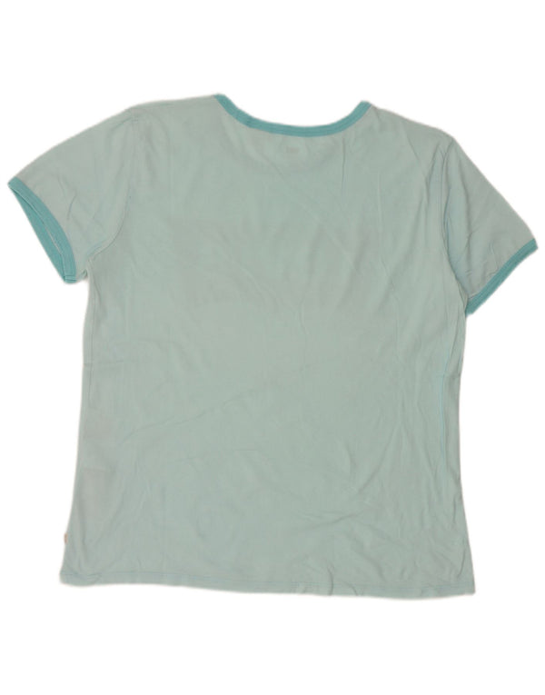 Levi's ženska majica kratkih rukava s grafičkim motivima UK 16 Large Blue Cotton