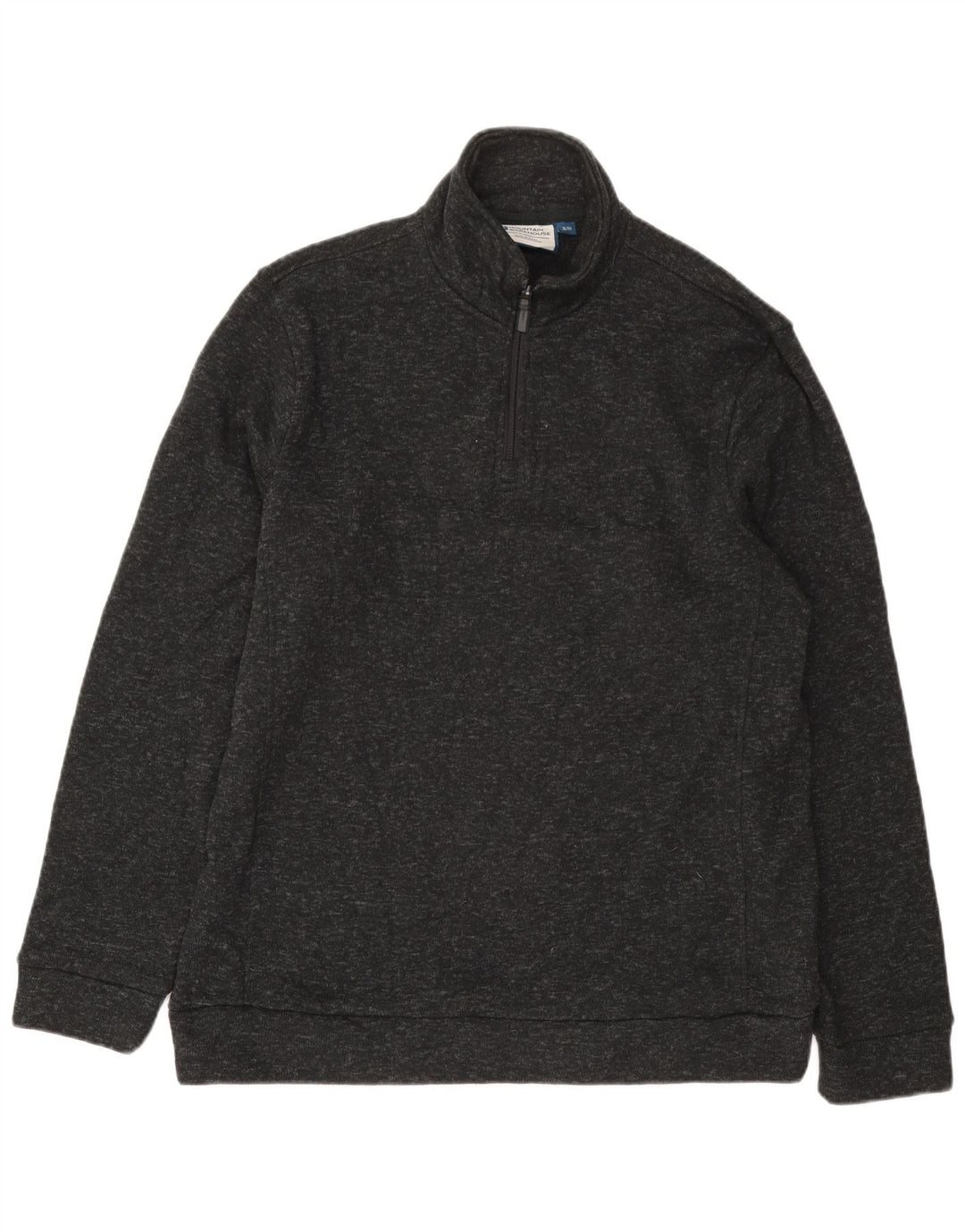 Mountain Warehouse muška majica s izrezom s patentnim zatvaračem XL siva s pjegama