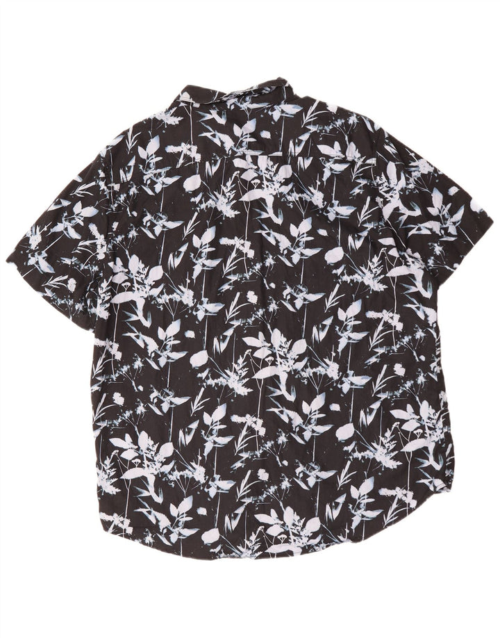 LEVI'S standardna muška majica kratkih rukava XL, crni pamuk s cvjetnim uzorkom