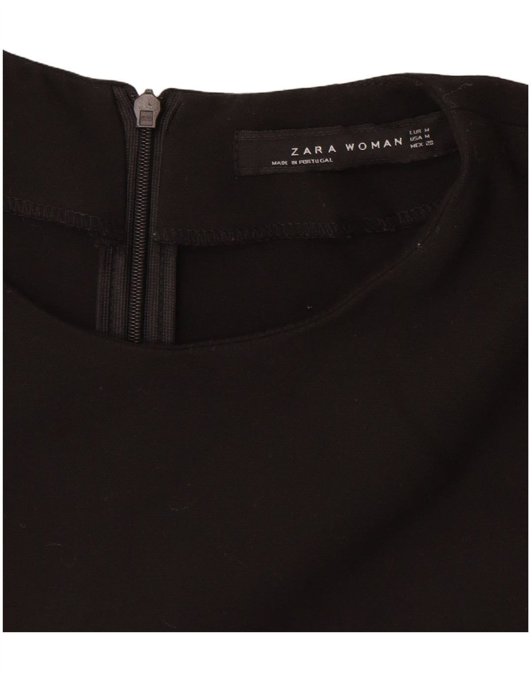 ZARA ženska plašt haljina bez rukava UK 12 srednje crna