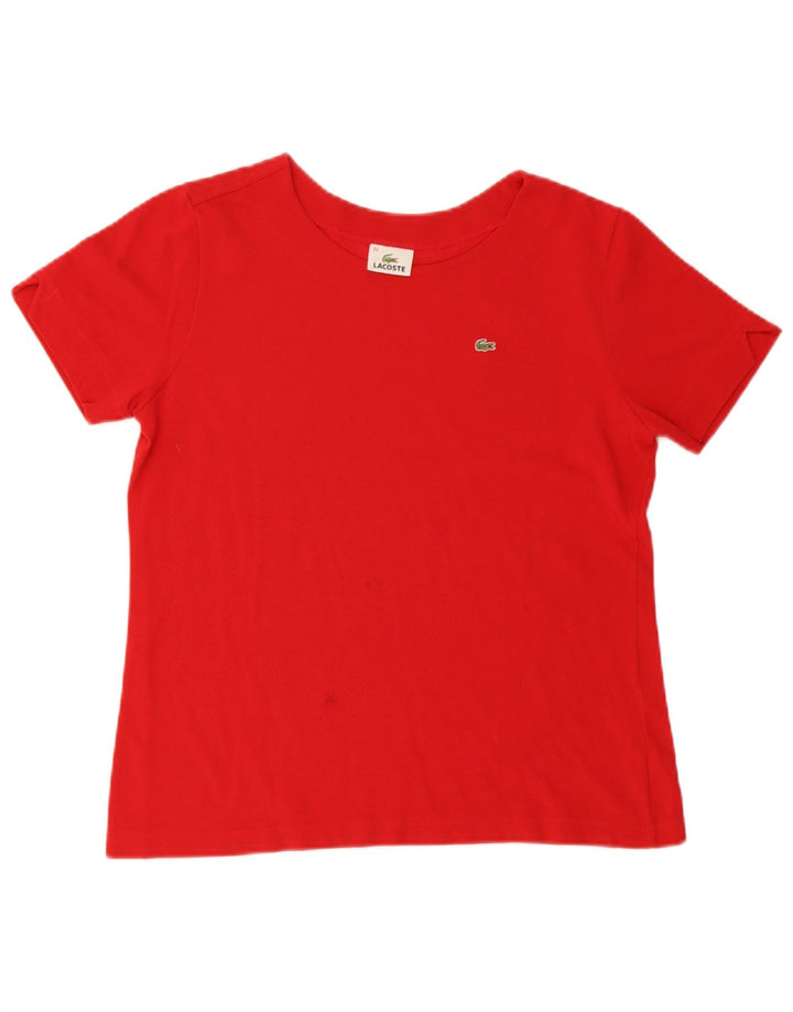 LACOSTE Ženska majica kratkih rukava, velika veličina 44, crvena