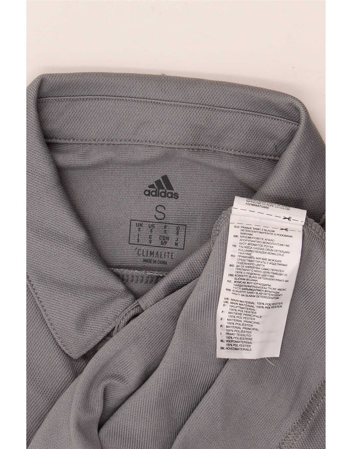 Adidas muška Climalite polo majica male sive boje od poliestera