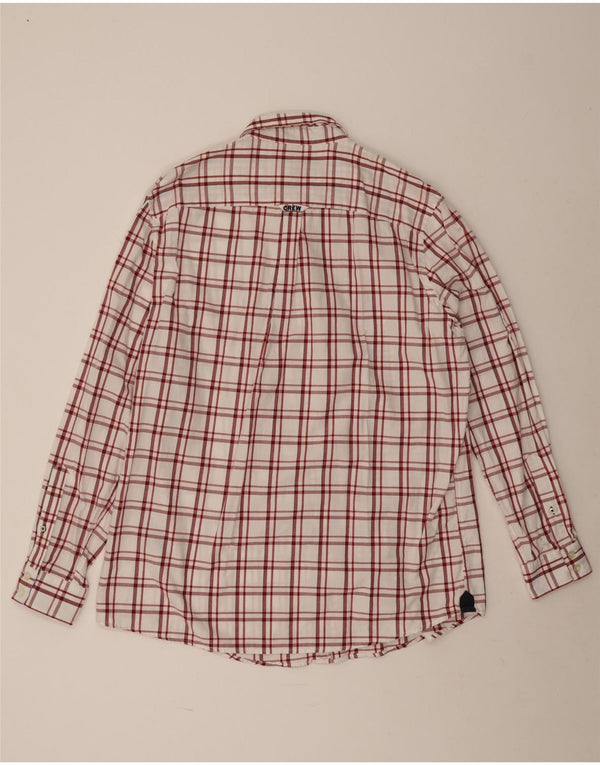 Crew Clothing Muška klasična košulja XL bijeli karirani pamuk