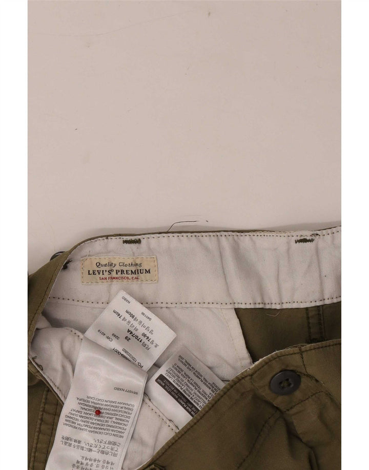 Levi's Regular Cargo kratke hlače W29, srednji kaki pamuk