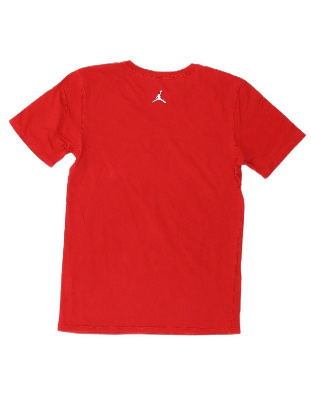 JORDAN Mens Graphic T-Shirt Top Small Red Vintage Jordan and Second-Hand Jordan from Messina Hembry 