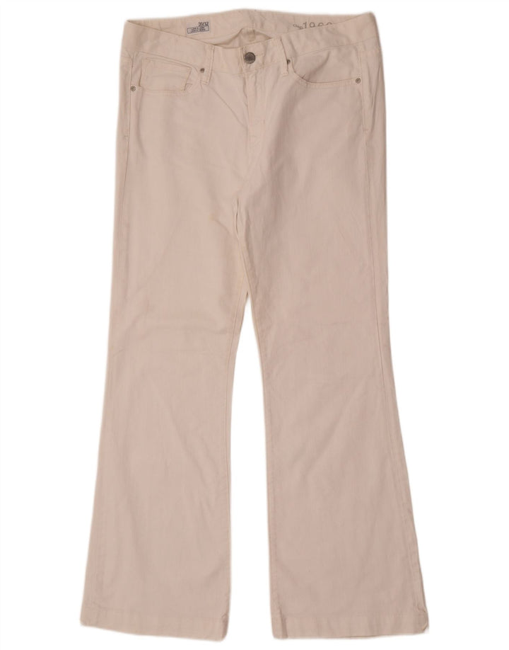 Gap Ženske Bootcut traperice US 12 Large W31 L31 Bijeli pamuk
