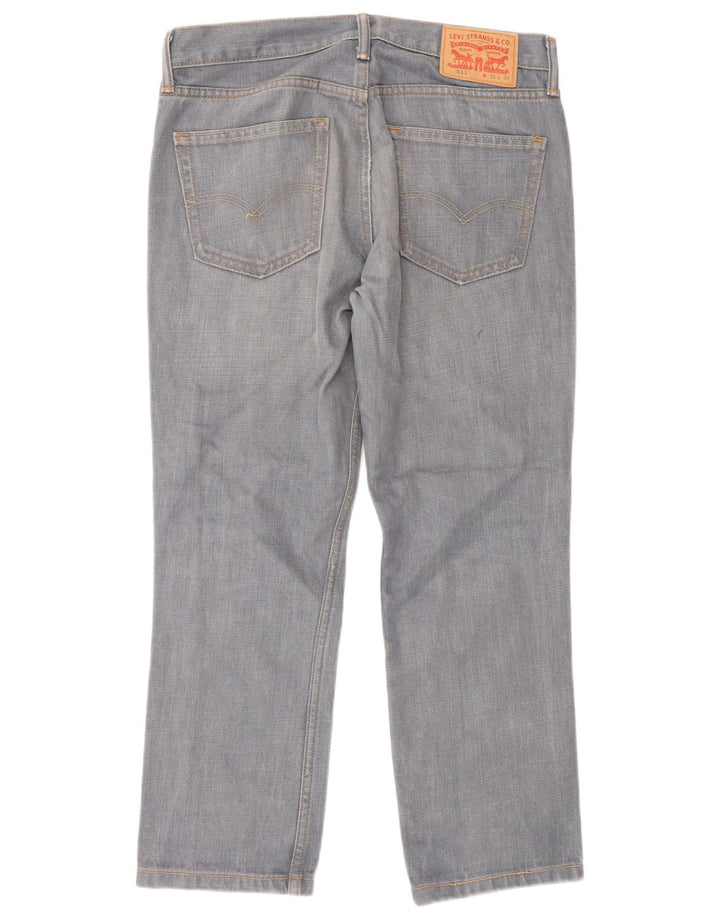 Levi's muške 511 sužene uske traperice W32 L30 sivi pamuk