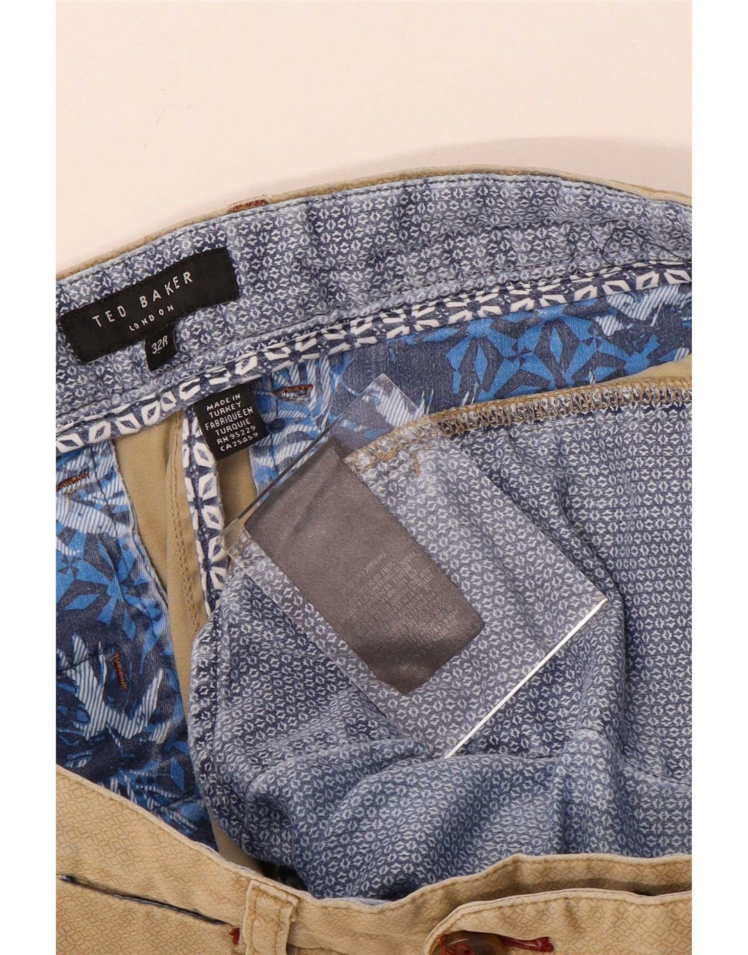 Muške chino kratke hlače Ted Baker W32 srednje bež pamuk