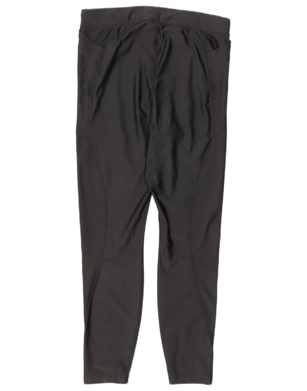 Nike Ženske Dri Fit Crop Leggings UK 12 Srednji crni poliester