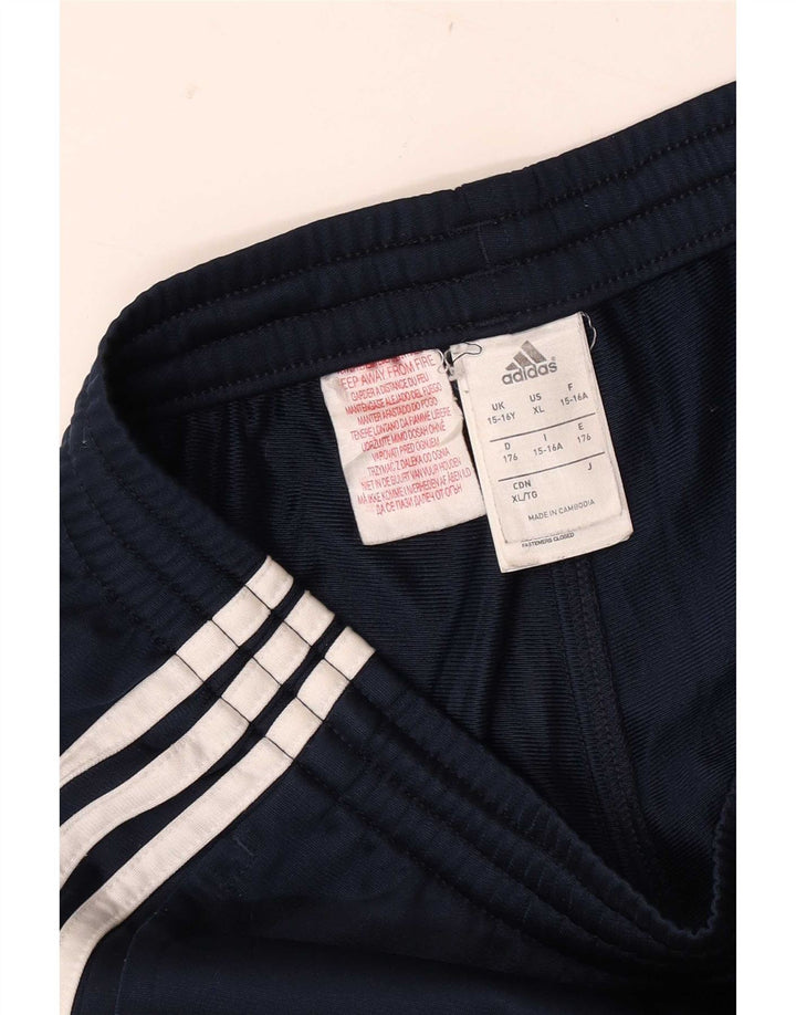 Adidas Hlače za trenirku za dječake 15-16 godina tamnoplave poliesterske