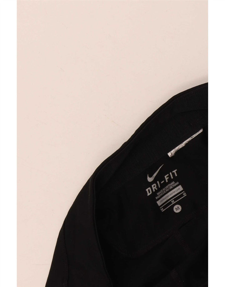 Nike Ženske Dri Fit Leggings UK 14 srednje crne