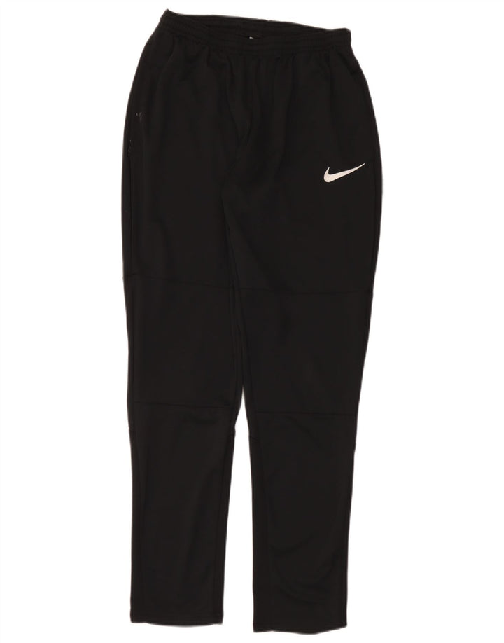 Nike muške Dri Fit hlače za trenirku male crne poliesterske