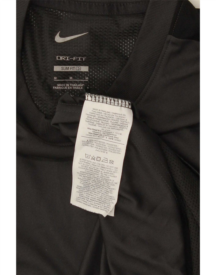 Nike muška Dri Fit majica kratkih rukava srednje siva poliester