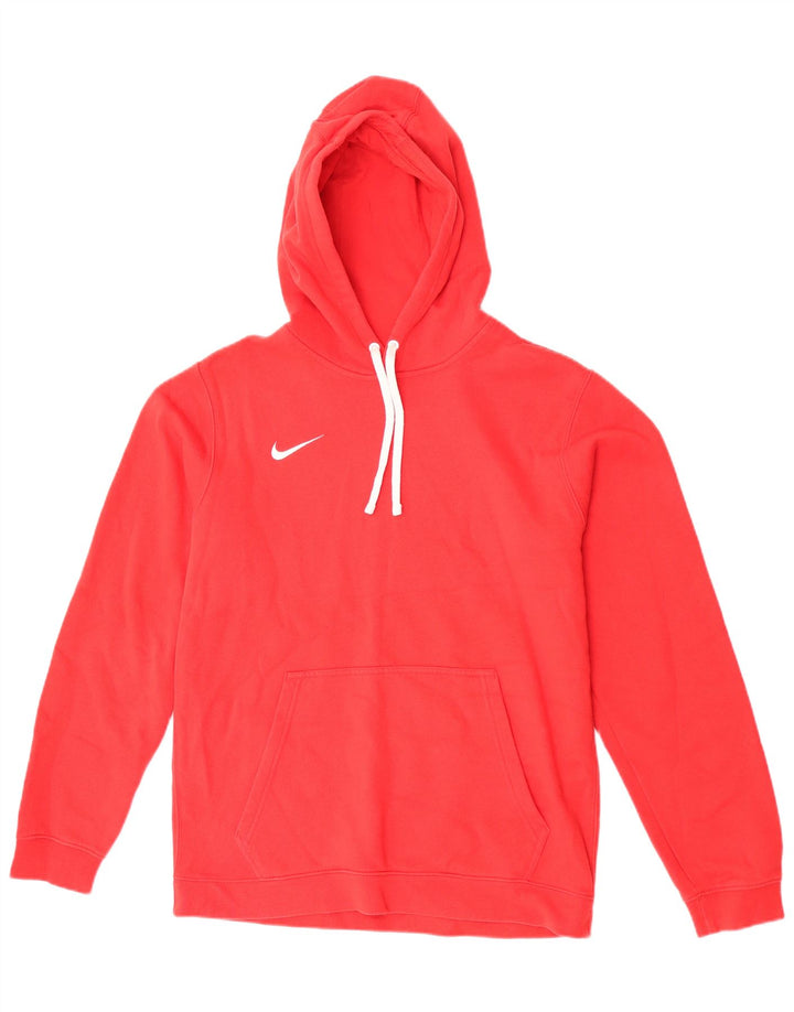 Nike muška majica s kapuljačom srednje crvene boje od pamuka