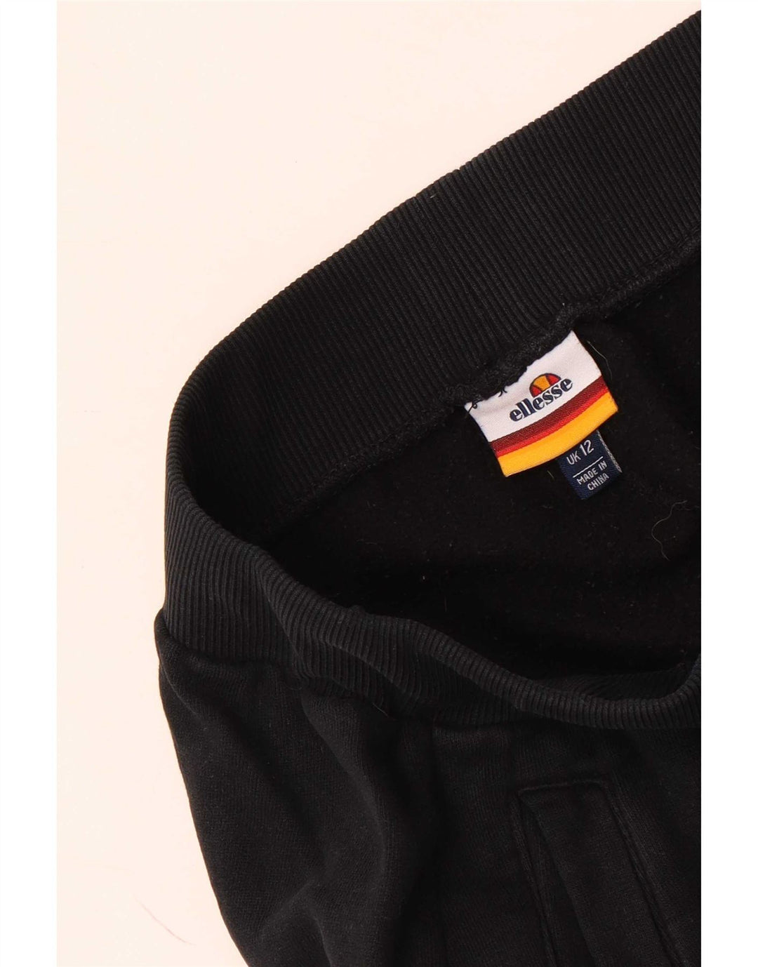 Ellesse Ženska trenirka Hlače Joggers UK 12 srednje crna