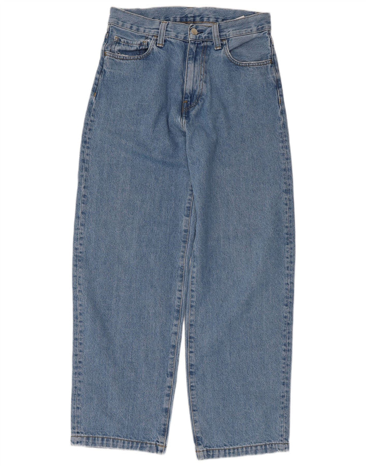 CARHARTT Ženske sužene traperice visokog struka W27 L28 Plavi pamuk