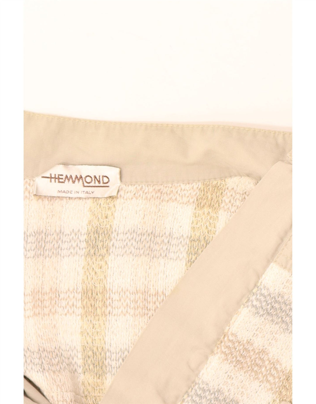 HEMMOND Muška bomber jakna UK 38 srednje bež karirani pamuk