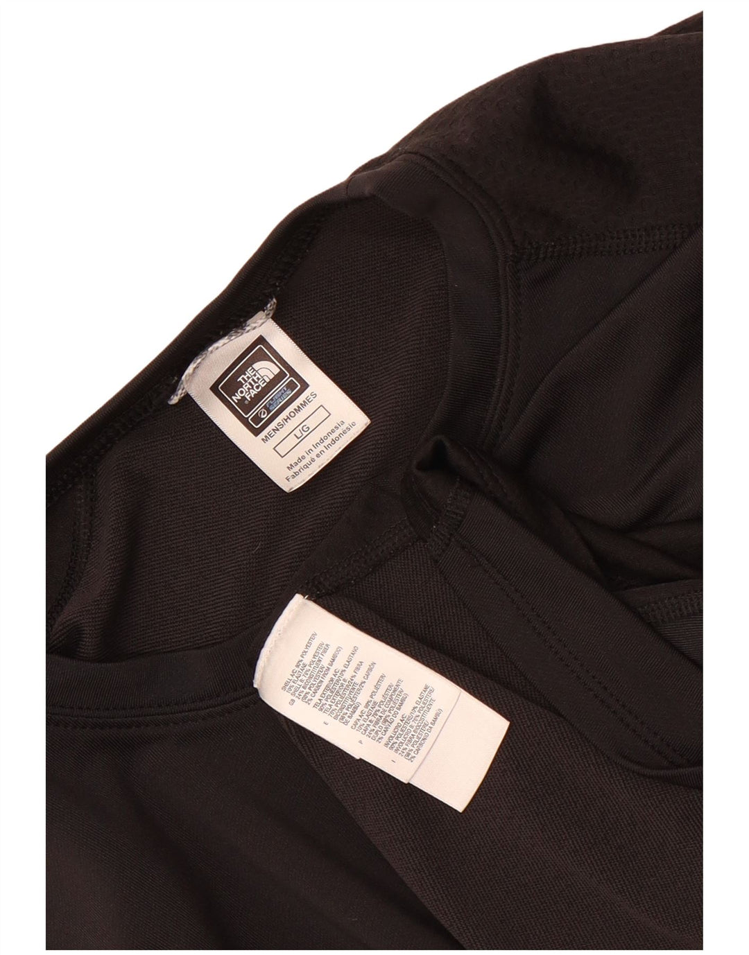 Veliki crni poliesterski gornji dio muške majice s grafičkim motivima The North Face