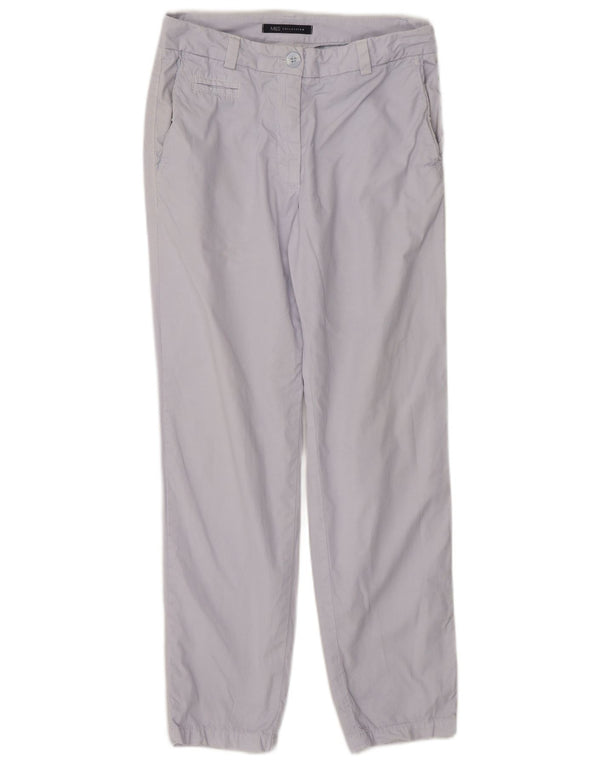 Marks & Spencer ženske ravne chino hlače UK 8 male W26 L27 plave