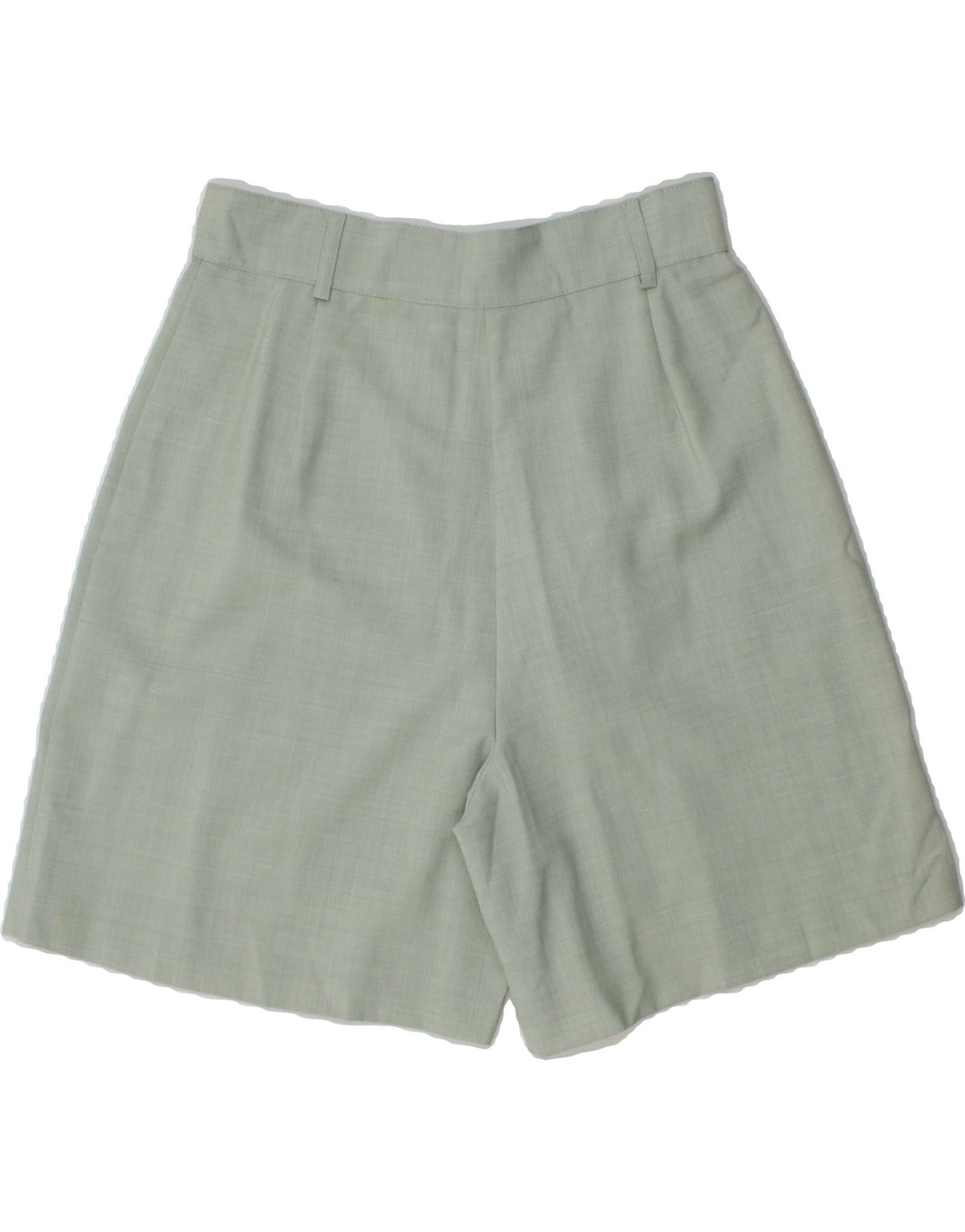VINTAGE Womens Chino Shorts IT 46 Large W28  Green Wool Vintage Vintage and Second-Hand Vintage from Messina Hembry 