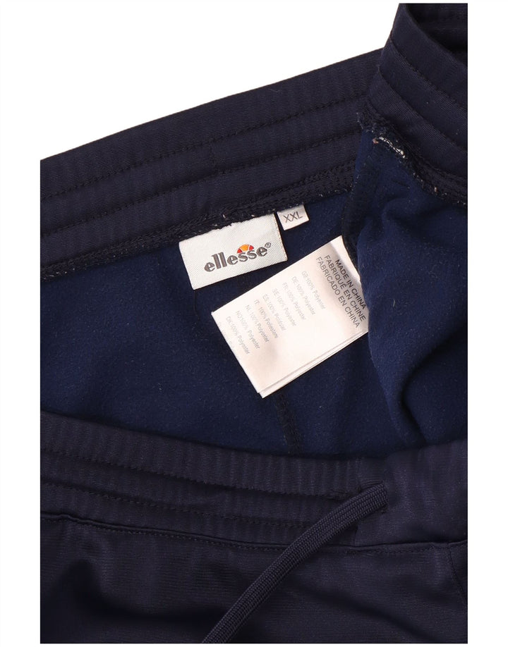 Ellesse muške trenirke hlače joggers 2XL tamnoplavi poliester