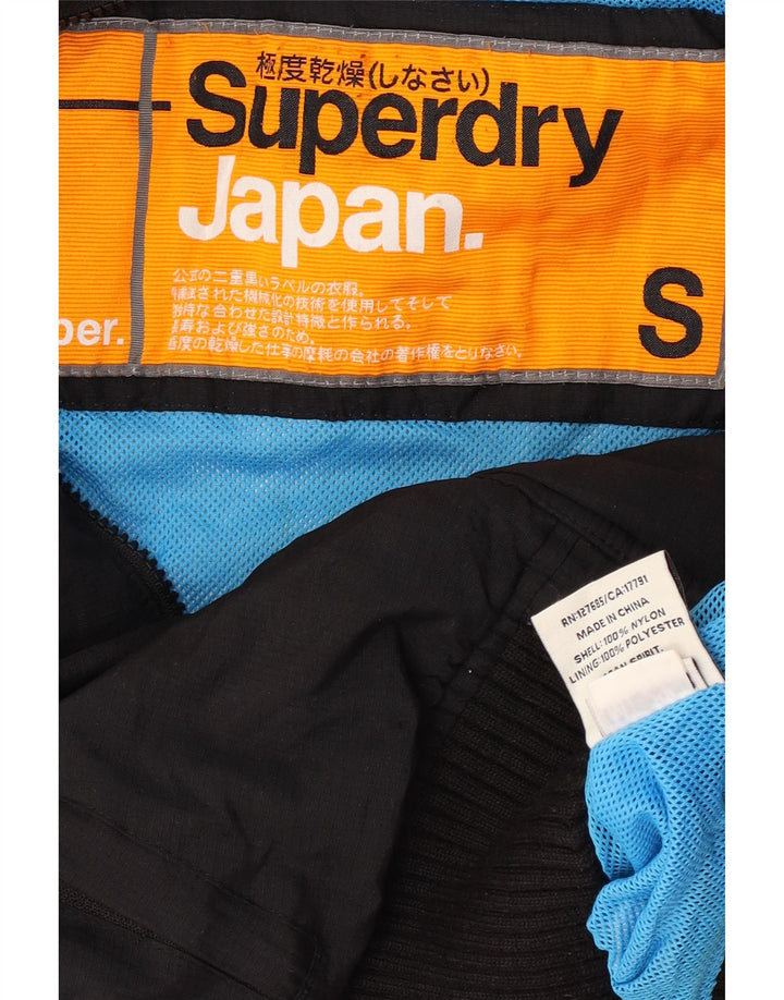 Superdry ženska bombaška jakna s grafičkim motivima UK 10 Mala crna najlonska