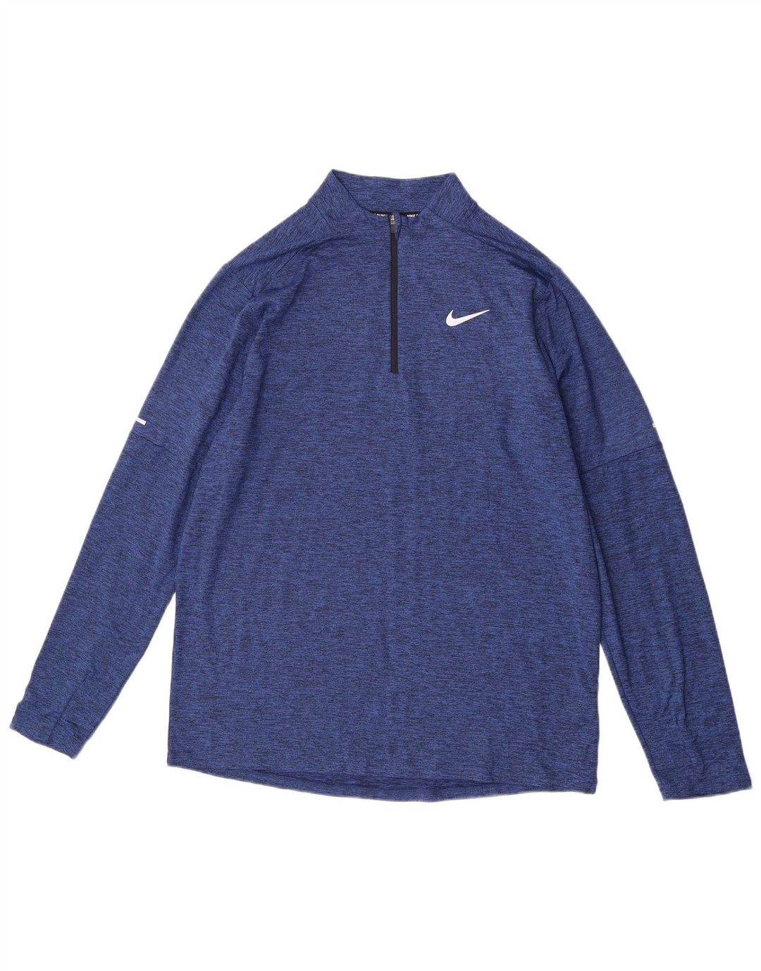 Nike Dri Fit Pulover s patentnim izrezom i gornji dio trenirke Large Blue Flected