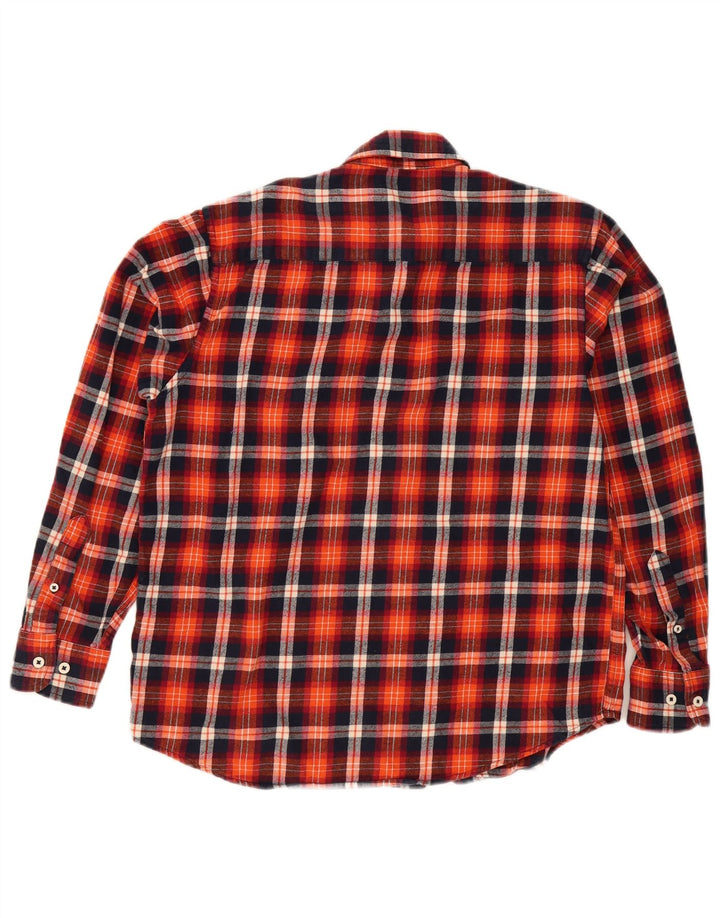 Vintage muška flanelska košulja, veliki crveni karirani
